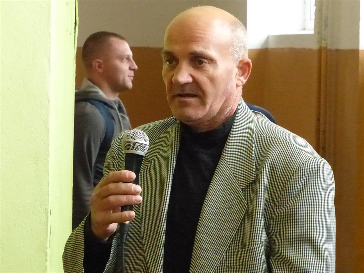 Борис Вівчарик на відкритті змагань