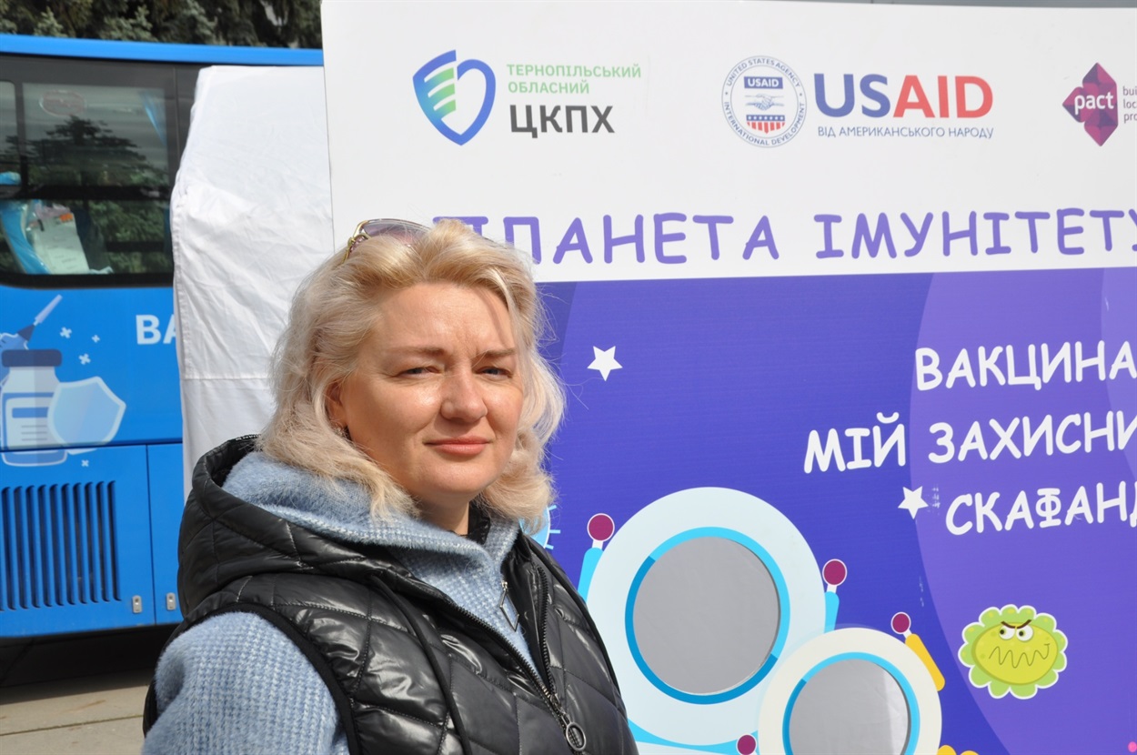 Завідувач відділу імунопрофілактики ДУ «Тернопільський обласний центр контролю та профілактики МОЗ України» Марія Павельєва