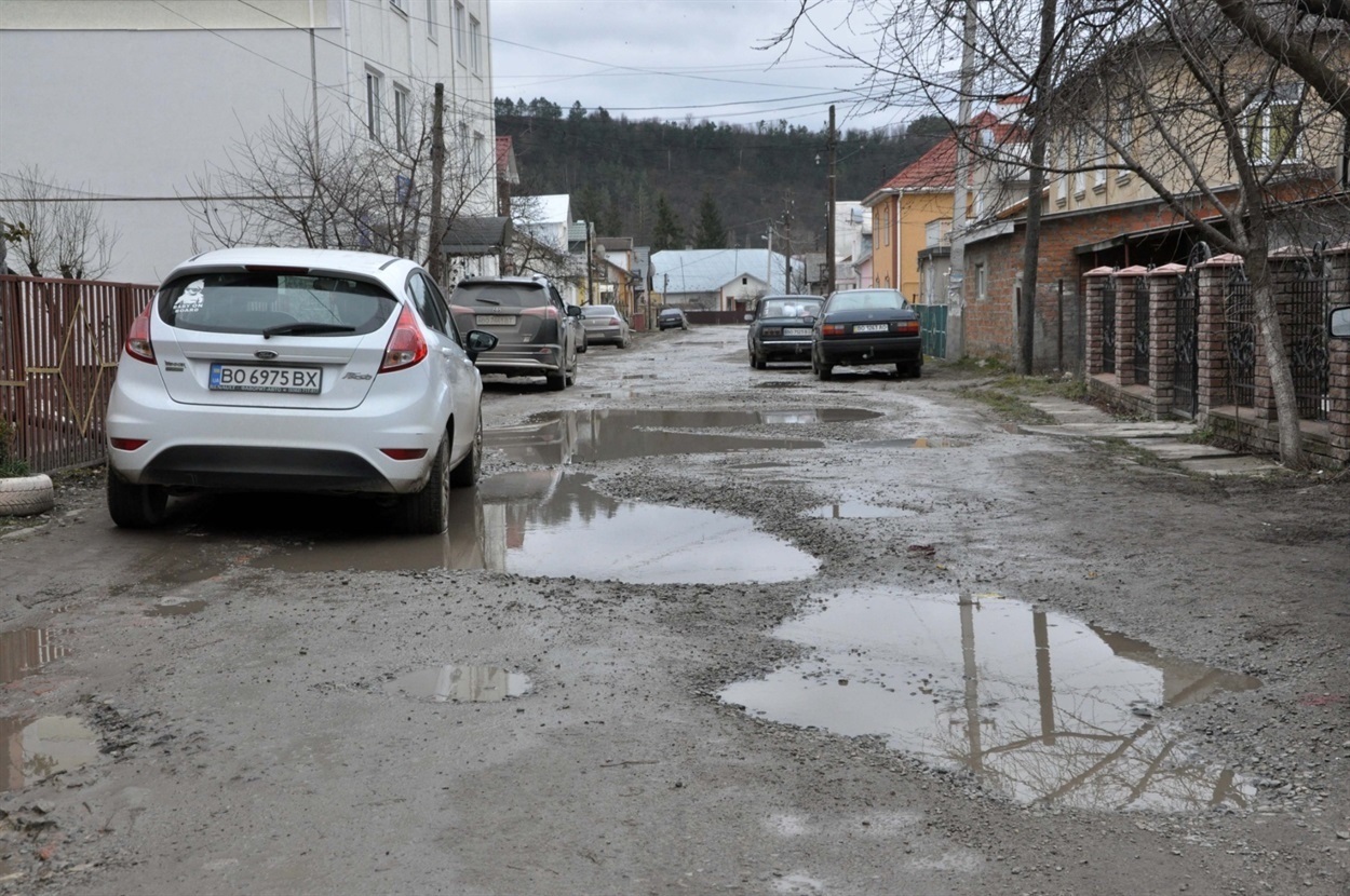 Вулиця Шкільна три роки тому