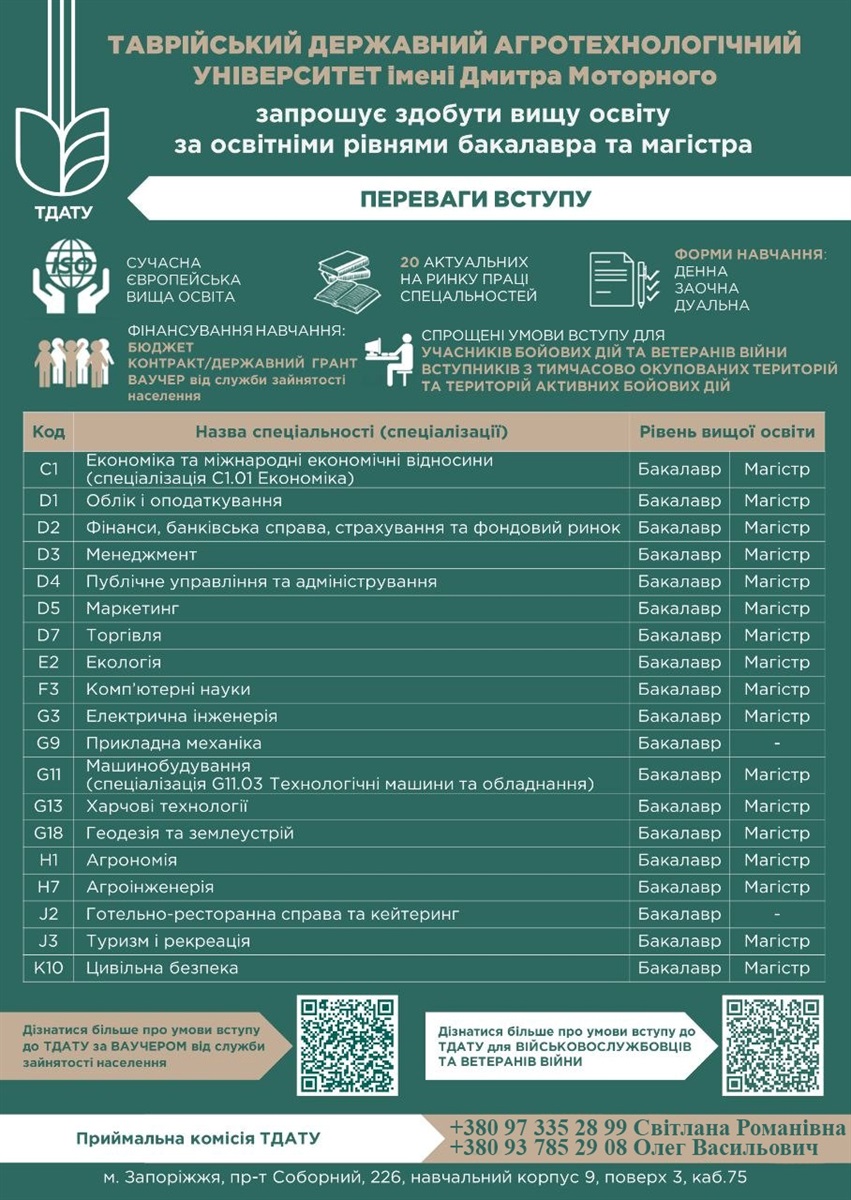 ТДАТУ — університет, який відкриває двері у майбутнє! Онлайн освіта